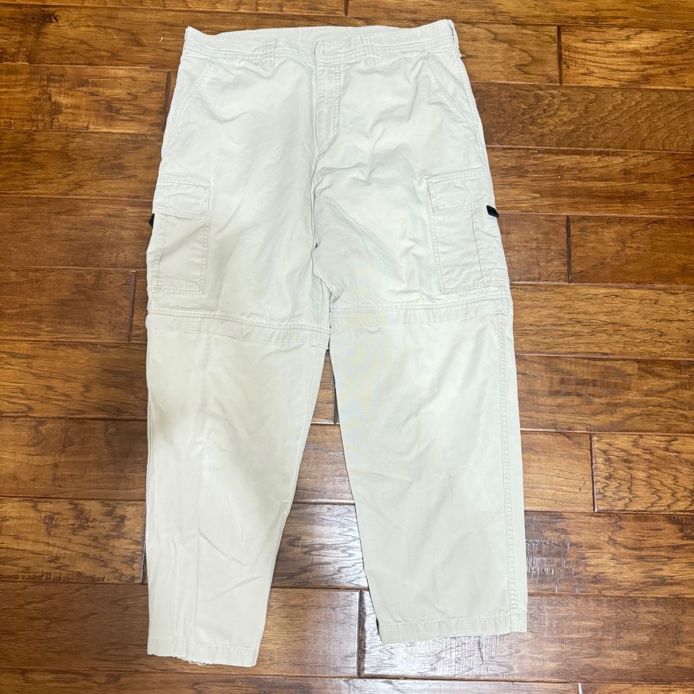 Mens North Face Cargo Zip Off Convertible hiking outdoor Pant 38 OLDSTOCK Grunge